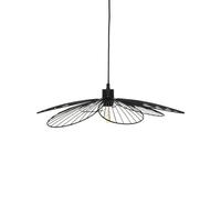 Atmosphera Suspension "Fleur" métal noir D57 cm