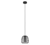 Suspension FLORESTA E27 1X40W en acier noir D195mm