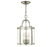 Suspension Gentry Hinkley nickel poli 4xE14 Ø30 cm