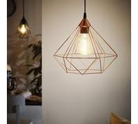 Suspension géométrique Tarbes D32,5 cm - Cuivre Noir G
