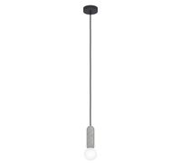 Suspension GIACONECCHIA E27 1X40W en acier gris anthracite D105mm