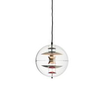 Suspension Globe Verpan Ø28 Chrome/ Rouge/ Bleu