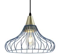 Suspension GTV LOTTE, plafonnier LOTTE, 2660, AC220-240V, 50/60 Hz, 1*E27, IP20, DIAMÈTRE 33 CM, à l'unité, bleu