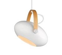Suspension Halo Design DC Ø26 Blanc/Chêne