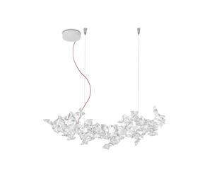 Suspension Hanami Grande Suspension Transparente/Rouge