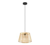 Suspension HYKEHAM E27 1X40W en acier noir D380mm