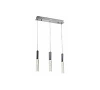 Suspension industrielle chromée tube 3xLED Neda Reality