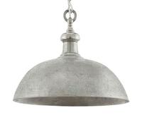 Suspension Industrielle Easington gris argenté