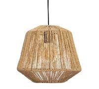 Atmosphera – Suspension Jily en corde de papier beige D29 cm – Ampoule non incluse