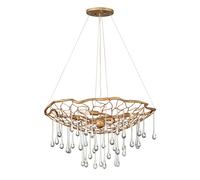 Suspension Laguna Ø66 laiton oxydé 4xE14 Quintiesse