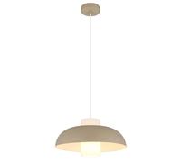 Suspension Lampe à suspendre sable Lampe de table à manger Lampe de cuisine, verre opalin, 1x E27, DxH 38 x 120 cm
