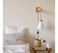 Suspension lampe baladeuse rosinette simple émail brillant