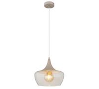 Suspension, lampe de chambre, hauteur réglable, sable et métal, Ø 30 cm
