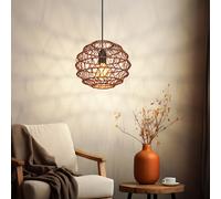 Suspension Lampe LED Salon Marron Foncé Boho H 120cm