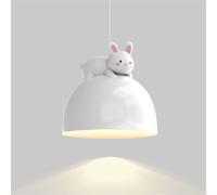 Suspension Lampe Lustre en forme d'enfant for chambre, luminaires résine, lustre à lumière changeante 3 couleurs, de plafond for salle manger, balcon, couloir(B)