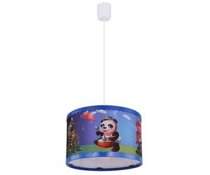 Suspension lampe suspendue lampe de chambre d'enfant plafonnier lampe de salle de jeux, plastique coloré, télécommande dimmable Smart, RGB LED 8,5W 806Lm 2700-6500K, H 120 cm