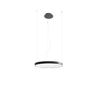Suspension lampe suspendue lampe design lampe de salle à manger anneau LED noir L 55cm
