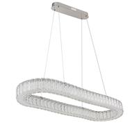 Globo Lighting Mucky lampe suspendue 1x58 W chrome-cristal 67162-58