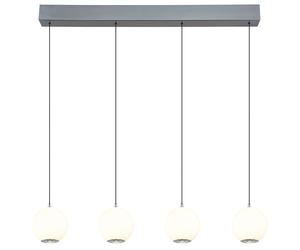 Suspension lampe suspendue salon lumière 4 flammes réglable CCT LED H 150cm