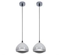 Suspension lampe suspension lampe de table à manger lampe suspension moderne couleur or noir, métal, 1x douille E27, DxH 17x100 cm, lot de 2