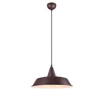 Suspension lampe suspension plafonnier salon suspension rouille look vintage, métal, 1x E27, DxH 35x150 cm