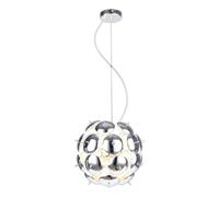 Suspension Lampex Muskat 8 lumières chromée moderne E14