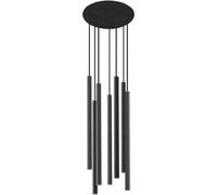 Suspension Laser, À 7 Lampes, Noire