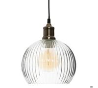 Suspension ""Laye"" verre D20cm - Atmosphera Créateur d'intérieur