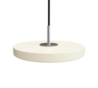 Suspension Umage Asteria Micro , Blanc Perle/plateau en Acier