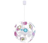 Suspension LED avec changement de couleur RGB Lampe pour chambre d'enfant Design Princesse Suspension multicolore, 4x E14 RGB LED blanc chaud, diamètre x hauteur 35 x 120 cm, chambre d'enfant