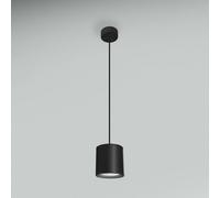 Suspension LED CENTURY RONDO, noire, diamètre 110 x 123 mm, 15 W, 230 V, 4000 K, angle de diffusion de 45°, indice de protection IP20, longueur 150 cm