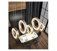 Suspension LED en Cristal de Style Nordique, luminaire Suspendu de Luxe pour Restaurant, Table Basse Moderne, Salon, luminaires d'intérieur de Luxe