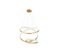 Suspension LED glamour Enzo laiton Ø70 58W Reality