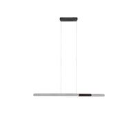 Suspension LED Helios grise 48W dimmable tactile Trio