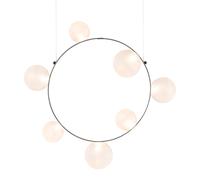 Suspension LED Hubble Bubble 7 WxDxH 73x10x71cm/canopy nickel 35x10x3cm