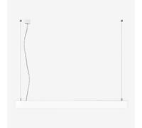 Suspension LED Izar III. en verre acrylique, Variante : 600 x 80 x 40 mm, 16 W, 3000 K, blanc