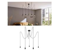 Paulmann Neordic lampe suspendue 5x60 W noir PL50389