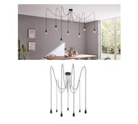 Paulmann Neordic lampe suspendue x60 W noir PL50390