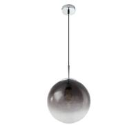 Suspension LED Lampe à suspendre Lampe de chambre à coucher Lampe de salon, métal, verre, 1x E27 LED blanc chaud, DxH 25x120 cm
