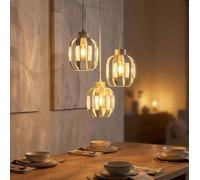 Suspension LED, lampe de salle à manger, hauteur réglable, blanche, H 120 cm