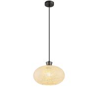 Suspension LED Lampe de salle à manger Mosaïque noire Métal H 120 cm