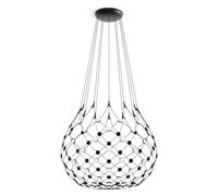 Suspension LED Luceplan Mesh, diamètre 80 cm, câble de 2 mètres, sans fil