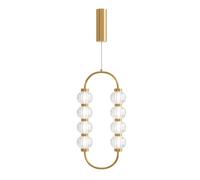 Maytoni Amulet lampe suspendue 1x16 W transparent-doré MOD555PL-L11G3K