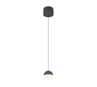 Suspension LED minimaliste noire anthracite et blanche 5W 3000K 800 lm