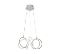 Suspension LED moderne blanche boucles Kaja Emilly K-8056