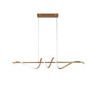 Suspension LED moderne dorée ? ruban lumineux Bastelo Italux 40W