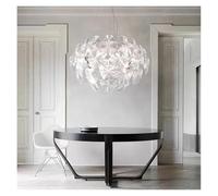 Suspension LED Moderne et Luxueuse à pétales Ronds, Lustre pour Salon ou Salle à Manger, plafonnier décoratif (modulable, diamètre 110 cm)