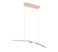Suspension LED moderne sable spirale allongée 18W 3000K 1980 lm pour salle ? manger