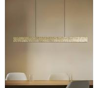 Suspension LED Nivara Lucande, doré, Salon / Salle à manger, Métal, Moderne