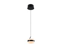 Suspension LED noire minimaliste DIOS 8W 800 lm CCT 2300/3000/4000 K Trio